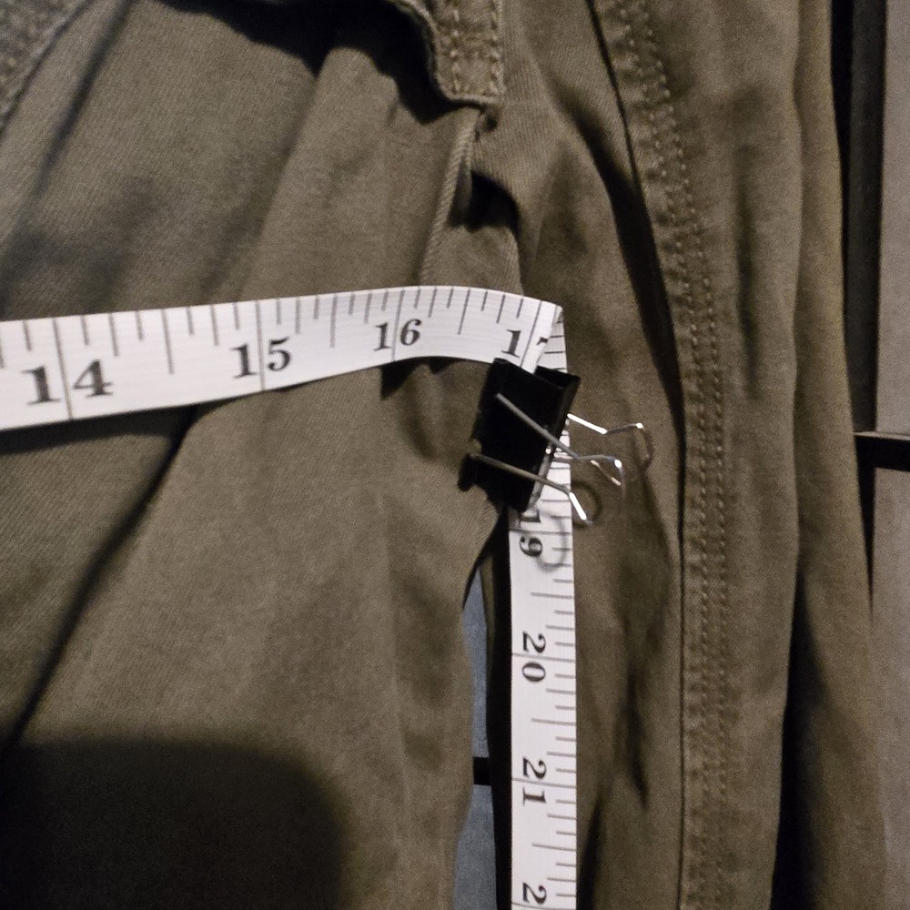 Women's American Eagle Olive Green Jacket Size XXSmall 100% COTTON! - Picture 6 of 13